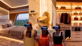 Lorena, Tito y Maripaz "conocieron" su lujosa casa propia