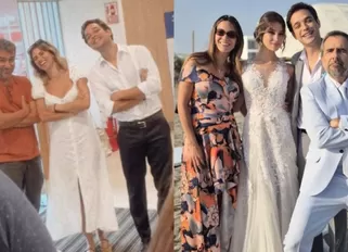 Macarena, Alessia, Cristóbal y Diego de AFHS juntos.