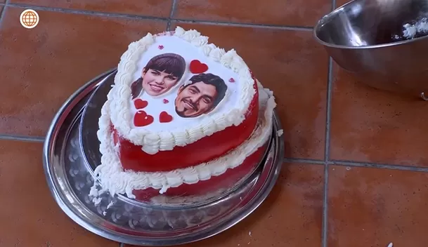 Pastel de Joel y Cayetana.