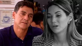 Maca avergonzada con Mike | Composición: Katherine Lozano | Fuente: América Televisión