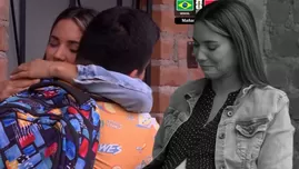 Macarena rompió en llanto al despedir a Joel por su gira. | Fuente: AFHS