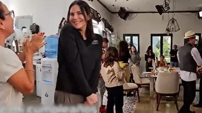 Marcela de AFHS y la sorpresa del elenco por su cumpleaños