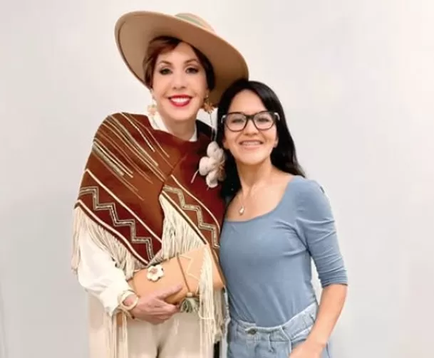 Maydha Sosa con Yvonne Frayssinet. Foto: Instagram
