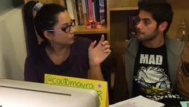 	<p>Mayra Couto y Andrés Wiese en Twitcam</p>