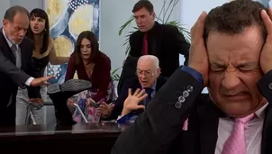 Miguel Ignacio terminó en el suelo tras sufrir un fuerte ataque