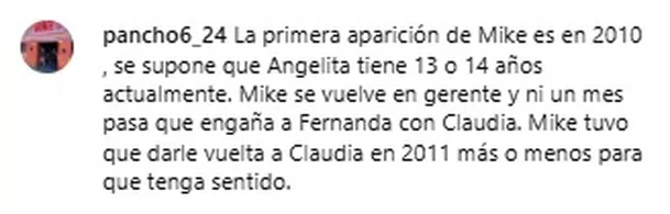 ¿Mike es papá de Angelita?