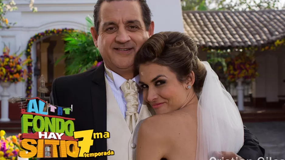 Los novios posaron felices para nuestra cámara (Foto: Cristian Giles)