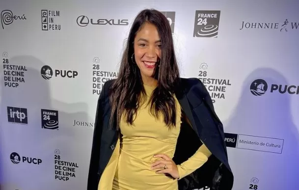 Natali Zegarra en el Festival de Cine de Lima