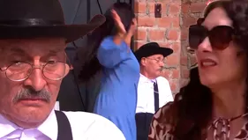 Olinda cacheteó a don Gilberto por aceptar beso de Silvana