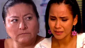 Olinda lloró al saber por qué Aparecida odia a Gilberto. | Fuente: América Televisión