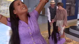 Olinda se tiró al suelo para rogar a Francesca por Juana