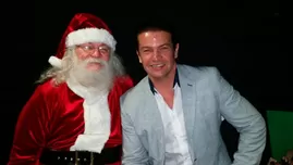 	<p>Orlando Fundichely compartió foto con Papá Noel</p>