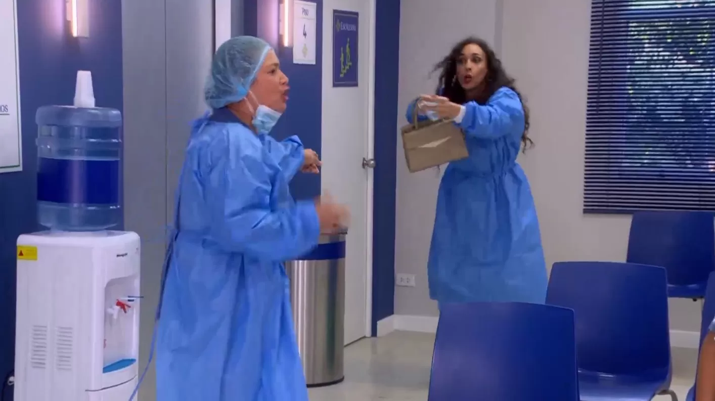 Silvana huyendo tras 'matar' a Miguel Ignacio