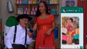 Teresa emocionó a don Gilberto con fotos desde Estados Unidos