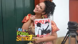 	<p>Teresita en la portada de la revista Chozas.</p>