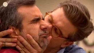 Xavi y Diego se besaron por obligación de Antonia
