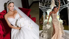 Alejandra Baigorria y el precio de sus dos vestidos de novia