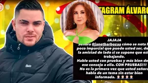 Álvaro Rod se enfrenta a Janet Barboza por Samantha Batallanos