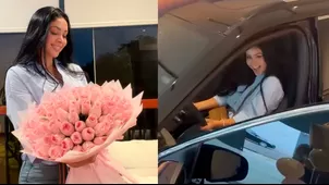 Pamela Franco disfrutando del fruto de su trabajo | Composición: Katherine Lozano | Fuente: Instagram PamelaFrancoViera