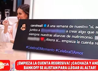 Cachaza y André Bankoff listos para su boda ¿Dónde se casarán?