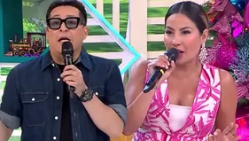 Carloncho criticó canción de Pamela López frente a ella