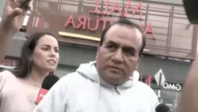César Sánchez se ríe de la prensa ante preguntas de Naldy Saldaña