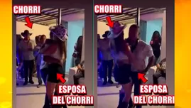 Chorri Palacios y su esposa Karla Quintana captados bailando "la quebradita"