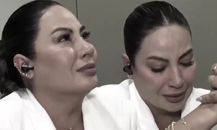 Pamela López lloró desconsoladamente tras denunciar a Cueva