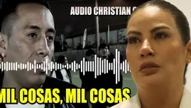 Christian Cueva se defiende tras audios con la niñera de sus hijos.