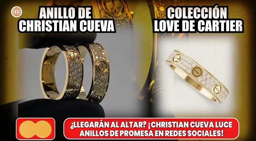 Christian Cueva: costo del lujoso anillo que lució en redes.
