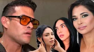 ¿Christian Domínguez se incomodó por apoyo de sus ex a Melanie?