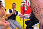 Christian Domínguez se tatuó el nombre de Pamela Franco al cumplir tres años de relación