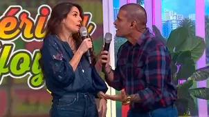 Christian Domínguez y Rebeca Escribens tuvieron tenso momento