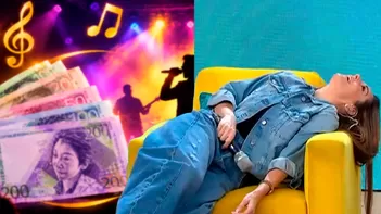 ¿Cuánto gana un cantante de cumbia en Perú? Rebeca Escribens se 'desmayó'. | Fuente: América Televisión