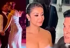Domínguez y Karla Tarazona: Cantan "La incondicional" en su boda