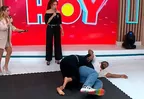 Edson Dávila sufrió estrepitosa caída en vivo