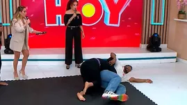 Edson Dávila sufrió estrepitosa caída en vivo