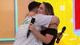 Ethel Pozo lloró en vivo al despedirse de productor de América Hoy.