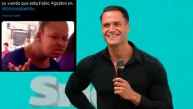 Fabio Agostini y su reacción al ver memes de su participación en El artista del año