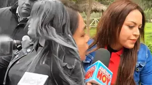 Flor Polo reaparece con seguridad, pero se corrió de entrevista