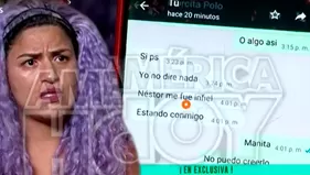 Flor Polo: Su hijo mayor descubrió conversaciones comprometedoras Néstor