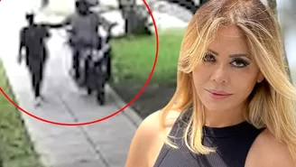 Gisela Valcárcel: VIDEO del preciso momento del robo de su celular.