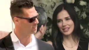 Gustavo Salcedo y su reacción en velorio de la mamá de Maju