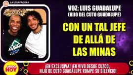 Hijo de Cuto Guadalupe reveló que siempre tuvo sospechas de Charlene "La relacionaban con un jefe de minas"