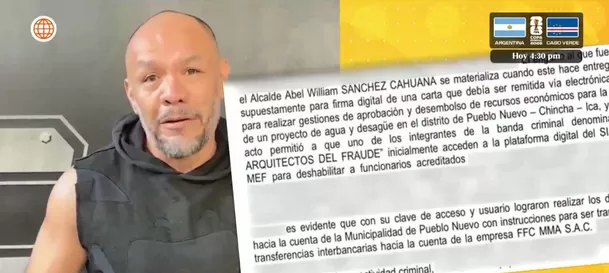 Denuncia contra Jackson Mora