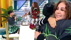 Janet Barboza recibió romántica sorpresa de Diealis en vivo
