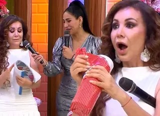 Janet Barboza "lloró" por regalo de Navidad