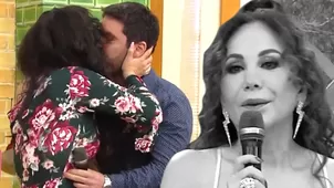 Janet Barboza se incomodó al recordar apasionado beso con su ex