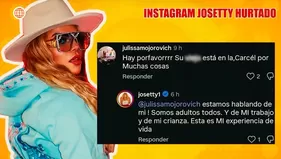 Josetty Hurtado estalló por ataques al 'olvidar' a Chibolín en entrevista