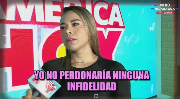 Jossmery Toledo a Pamela López sobre Christian Cueva. (Foto: América Hoy)